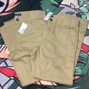 (2) NWT Children’s Place Boys Husky Uniform Pants